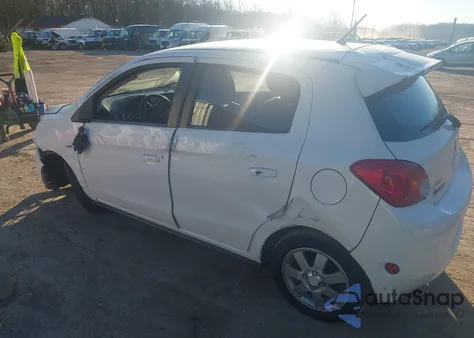 2015 Mitsubishi Mirage Es z USA, uszkodzony, nr VIN ML32A4HJ5FH048066
